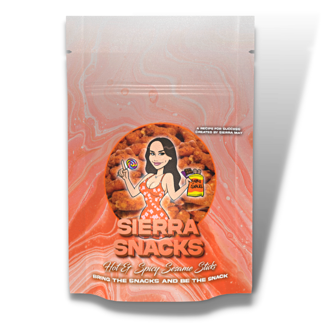 Sierra Snacks - Hot & Spicy Sesame Sticks - Pack Of 6
