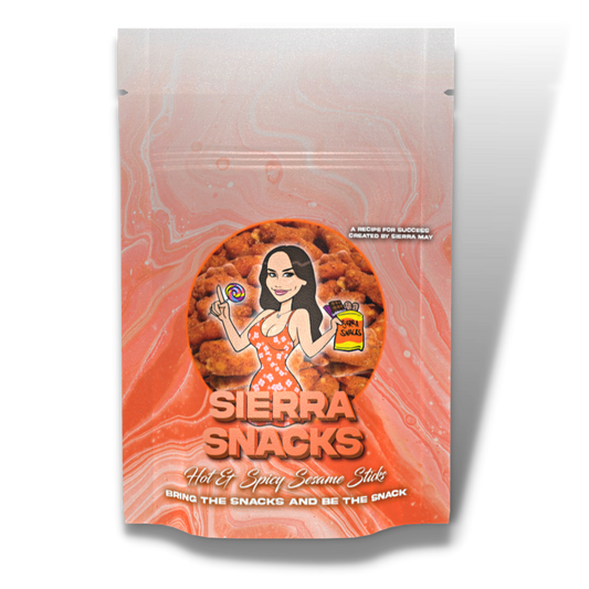 Sierra Snacks - Hot & Spicy Sesame Sticks - Pack Of 6